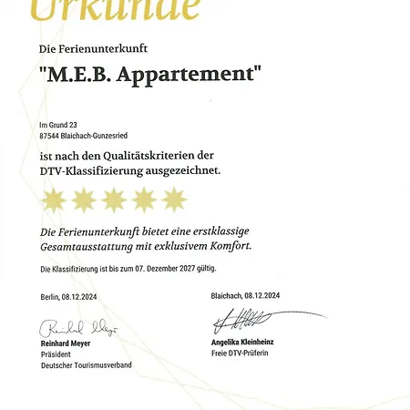 Meb Appartement, Luxurioeses Appartement, Im Chalet-stil Nur Fuer Zwei, Mit Privater Sauna Im Oberallgaeu Blaichach